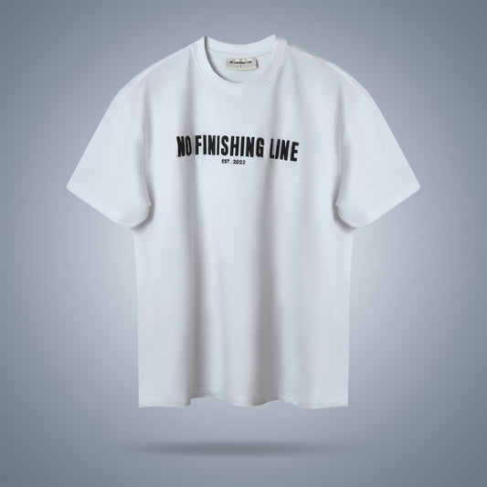 N.F.L White Embroidery T-shirt