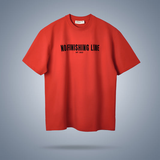 N.F.L Red Embroidery T-shirt