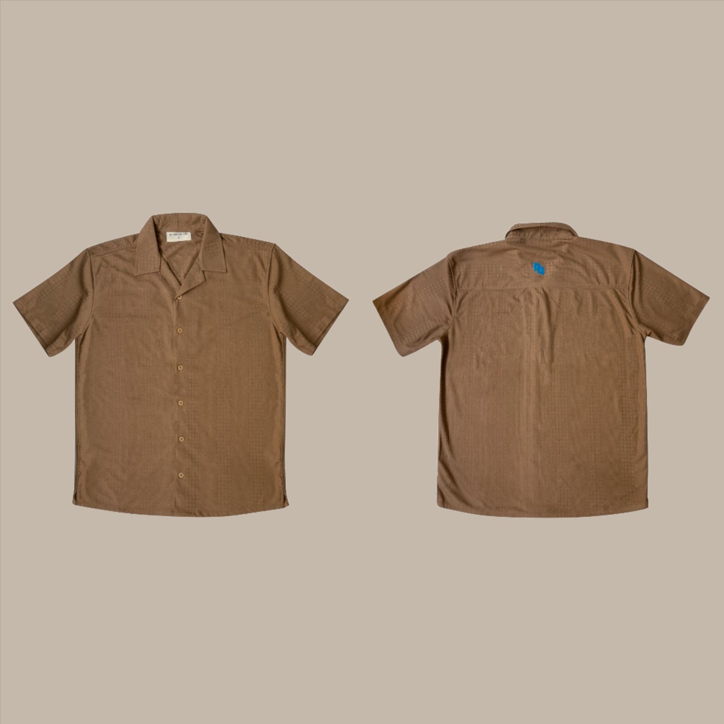 Brown jacquard Shirt