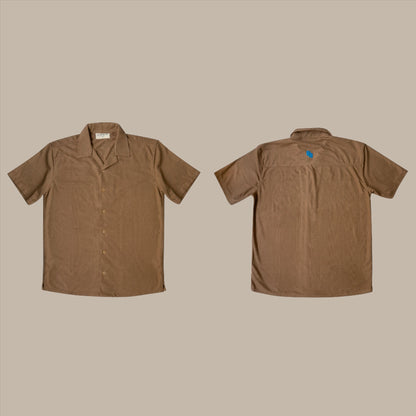 Brown jacquard Shirt