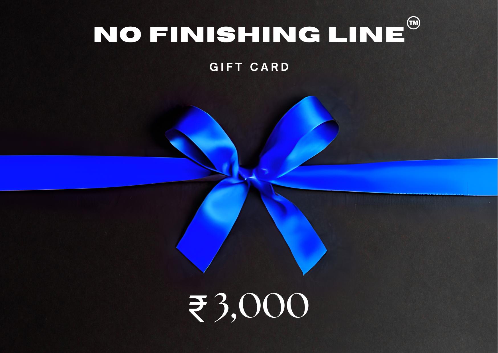 NO FINISHING LINE gift card Rs.3000