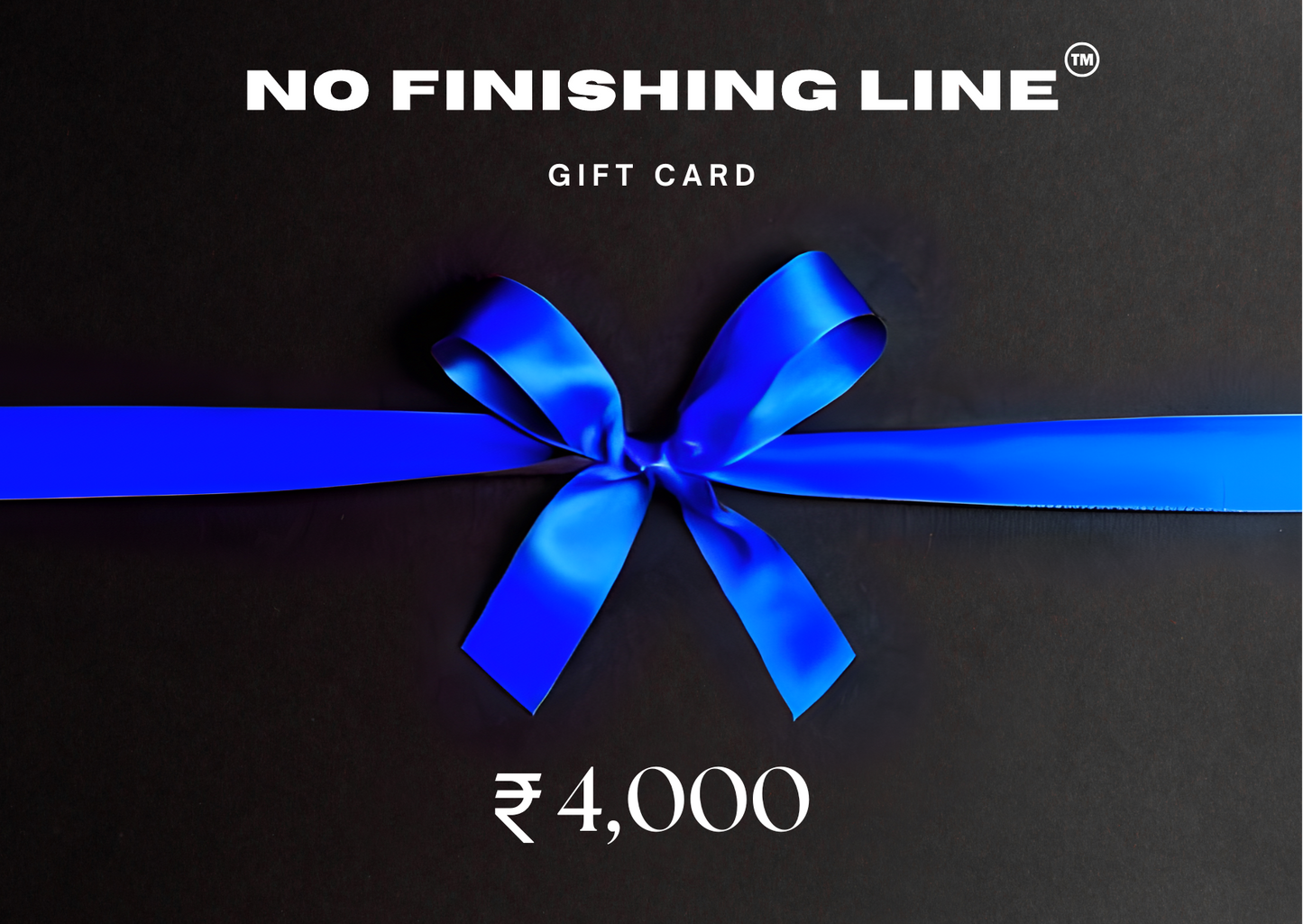 NO FINISHING LINE gift card Rs.4000