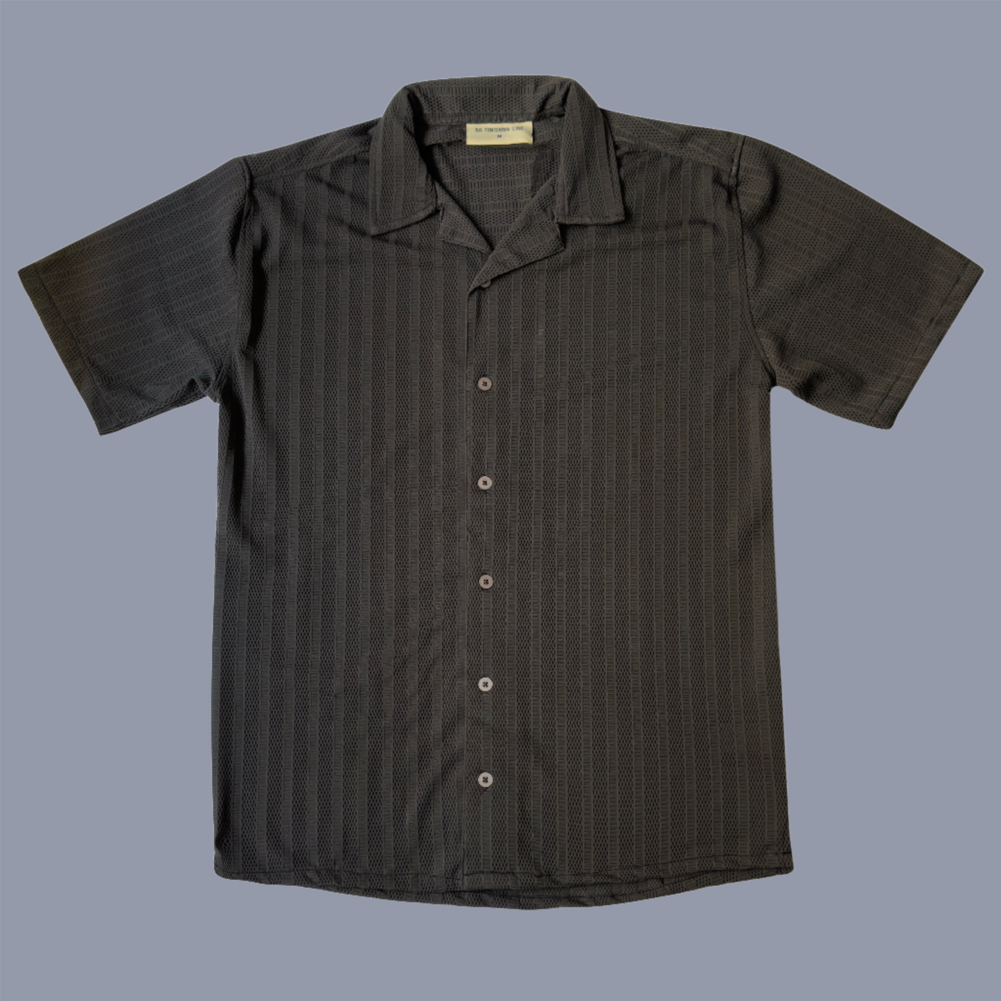 Black jacquard shirt