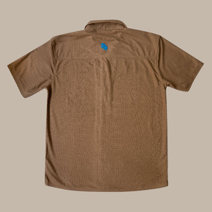 Brown jacquard Shirt